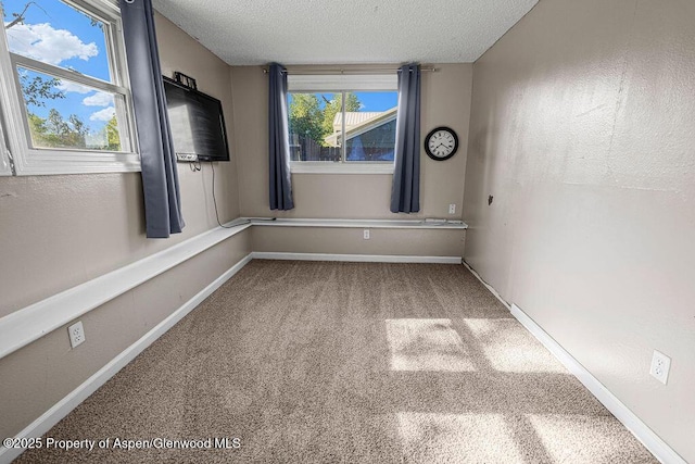 830 Exmoor Rd, Craig, CO 81625 - carpeted spare room featuring a textured ceiling and baseboards