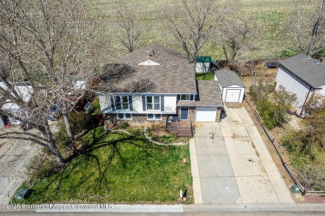 830 Exmoor Rd, Craig, CO 81625 - view of front of house featuring driveway and a shingled roof