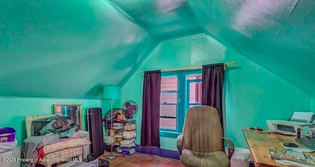 1021 Grand Ave, Glenwood Springs, CO 81601 - bedroom with vaulted ceiling