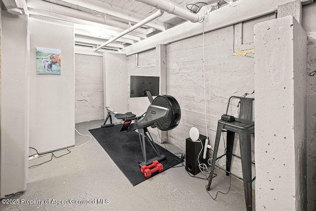 949 Breeze St, Craig, CO 81625 - workout area with electric panel