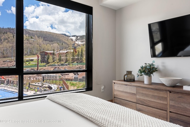 bedroom featuring multiple windows