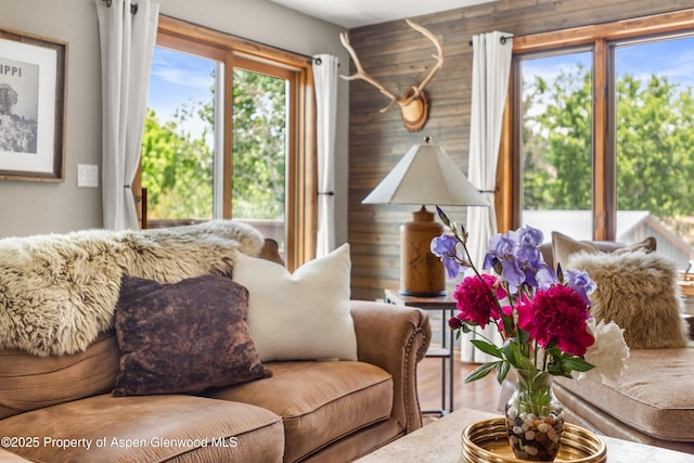 1472 W Main St, Carbondale, CO 81623 - living room featuring wood finished floors