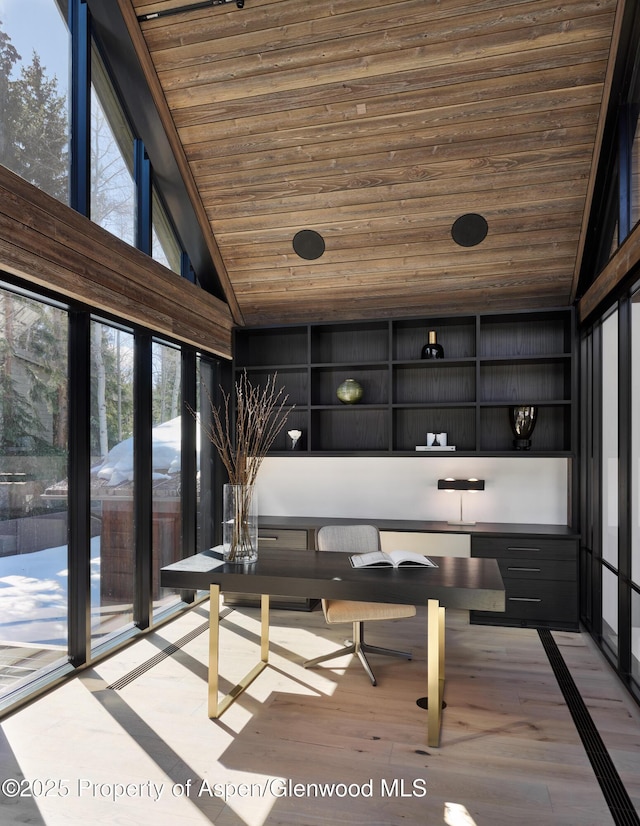 411 Pearl Ct, Aspen, CO 81611 - sunroom / solarium with lofted ceiling