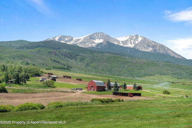2240 Old Herron Rd, Basalt, CO 81621 - view of mountain background featuring rural landscape and a pastoral area