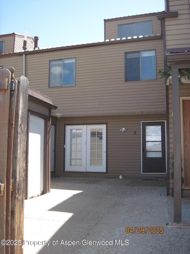 view of rear view of property