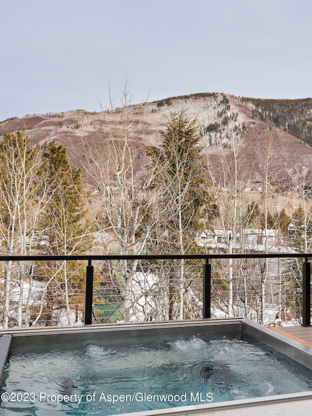 1271 Ute Ave, Aspen, CO 81611 - view of swimming pool with a mountain view