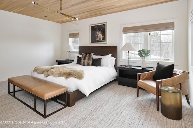 1271 Ute Ave, Aspen, CO 81611 - bedroom with wooden ceiling