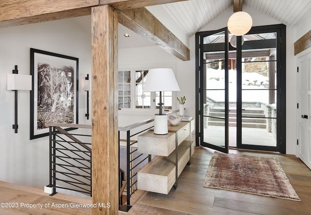 1271 Ute Ave, Aspen, CO 81611 - entrance foyer featuring wood finished floors