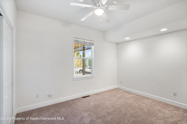 440 Stage Coach Ln, New Castle, CO 81647 - empty room with visible vents, baseboards, and carpet floors