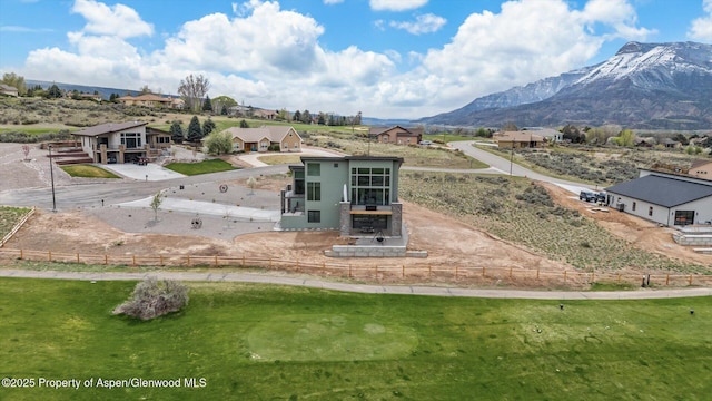 63 Meadow Creek Ct, Battlement Mesa, CO 81635 - drone / aerial view with a mountain view