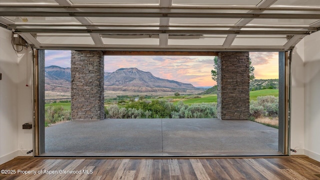 63 Meadow Creek Ct, Battlement Mesa, CO 81635 - interior space featuring a mountain view and baseboards
