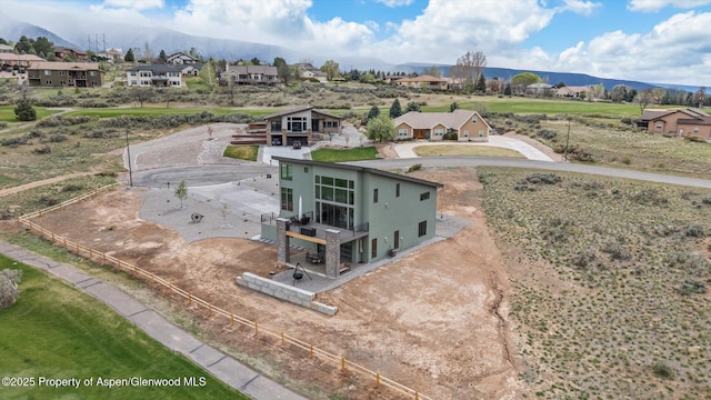 63 Meadow Creek Ct, Battlement Mesa, CO 81635 - birds eye view of property featuring a residential view and a mountain view