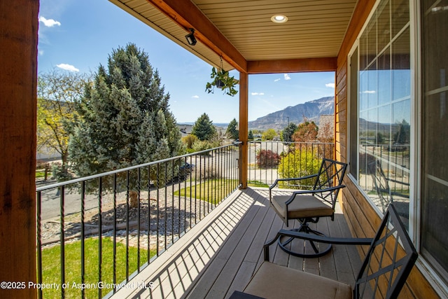 31 Hawthorne Way, Parachute, CO 81635 - balcony featuring a mountain view