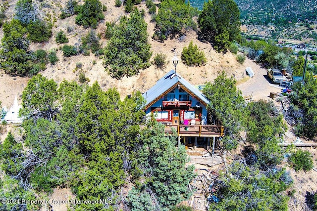 921 W 9th St, Glenwood Springs, CO 81601 - drone / aerial view