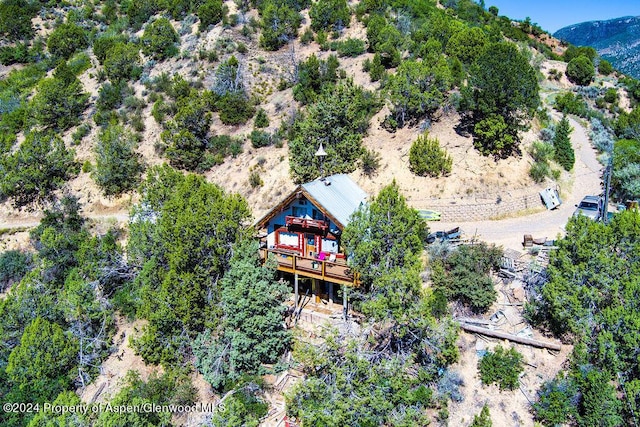 921 W 9th St, Glenwood Springs, CO 81601 - bird's eye view featuring a mountain view