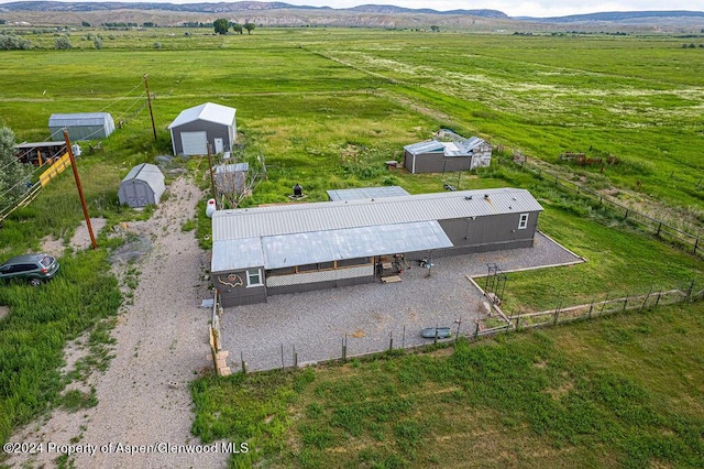 261 Ellis Ave, Maybell, CO 81640 - birds eye view of property featuring a mountain view and a rural view