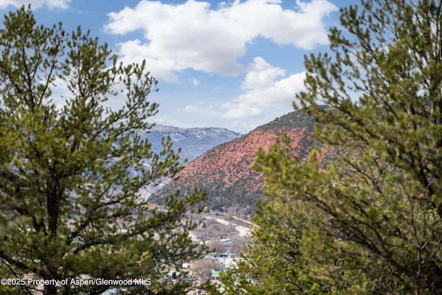 view of mountain feature