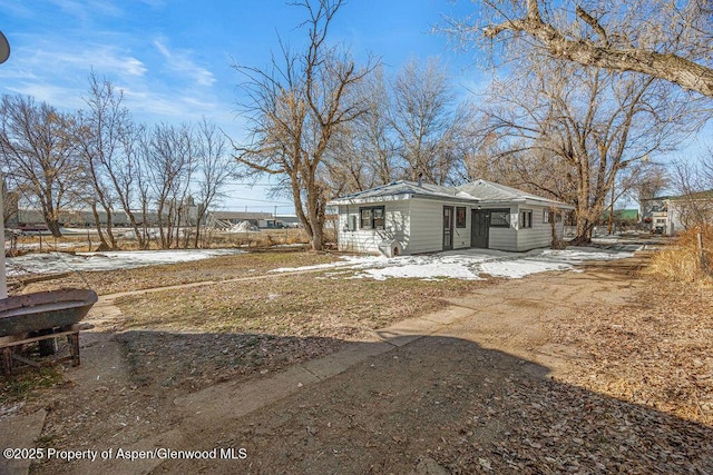 exterior space with driveway