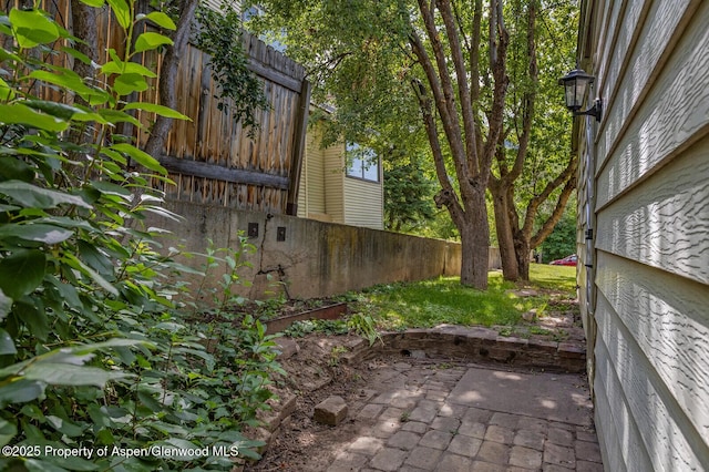 1114 Blake Ave, Glenwood Springs, CO 81601 - fenced backyard with a patio area