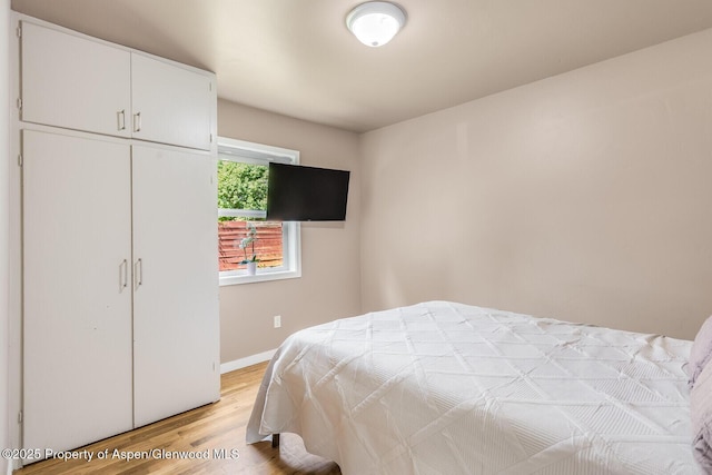 1114 Blake Ave, Glenwood Springs, CO 81601 - bedroom featuring light wood-style floors and baseboards