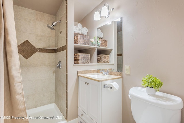 1114 Blake Ave, Glenwood Springs, CO 81601 - bathroom with vanity and tiled shower