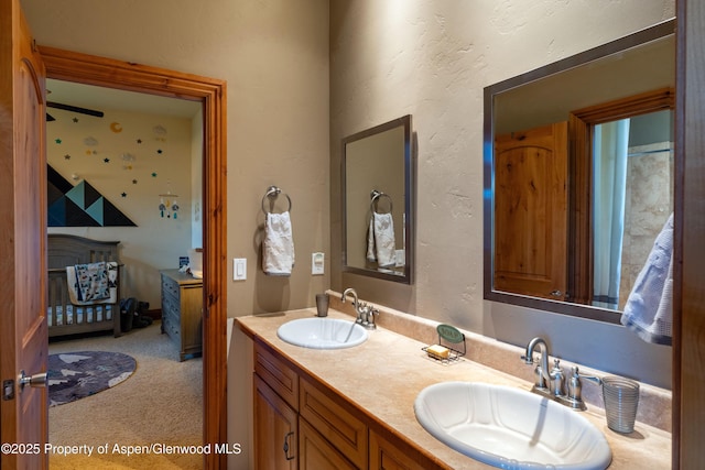 123 Corral Dr, Carbondale, CO 81623 - bathroom featuring a sink and double vanity