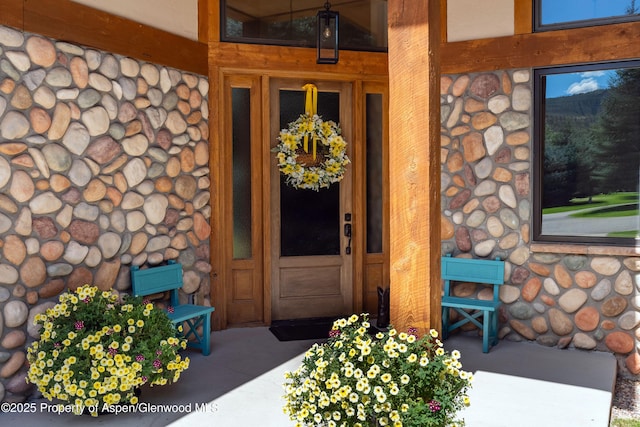 123 Corral Dr, Carbondale, CO 81623 - entrance to property with a porch