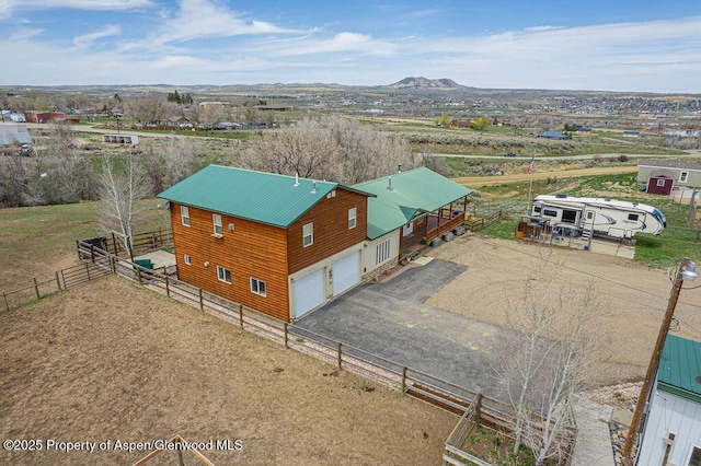 1020 Thompson Way, Craig, CO 81625 - drone / aerial view featuring a mountain view