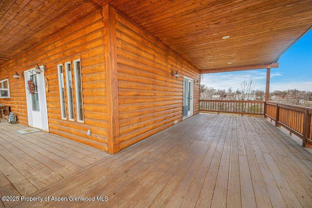 1020 Thompson Way, Craig, CO 81625 - view of wooden terrace
