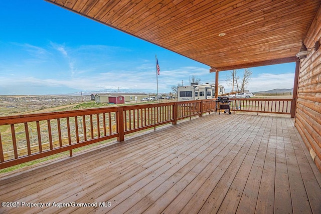 1020 Thompson Way, Craig, CO 81625 - view of wooden deck