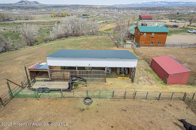 1020 Thompson Way, Craig, CO 81625 - bird's eye view with a rural view and a mountain view