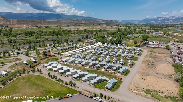 329 River Frontage Rd # 65, Silt, CO 81652 - aerial view of a water and mountain view