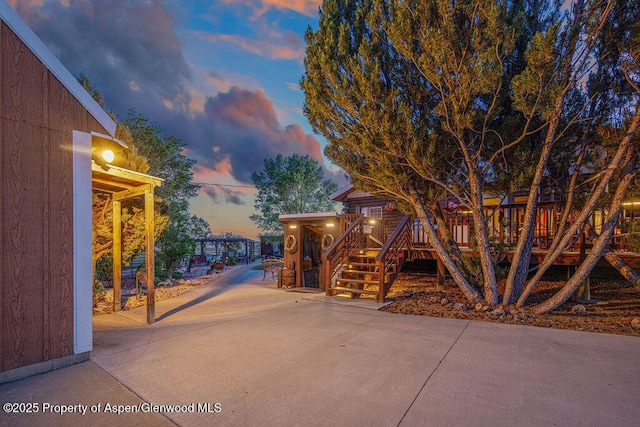 550 County Road 22, Craig, CO 81625 - exterior space with stairs