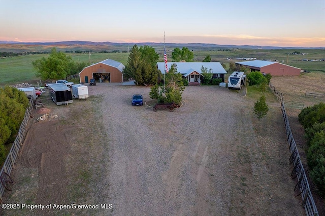 550 County Road 22, Craig, CO 81625 - aerial view at dusk of a view of countryside