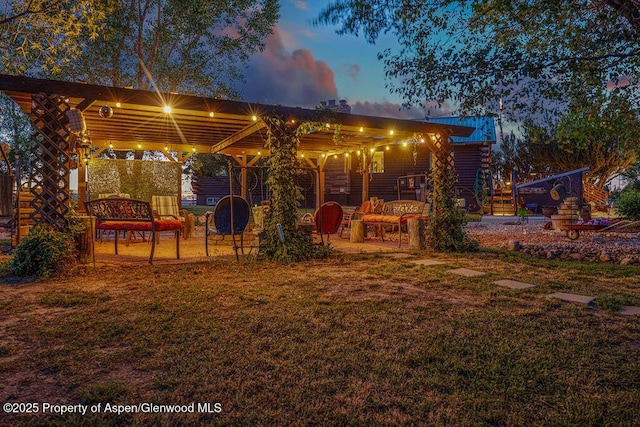 550 County Road 22, Craig, CO 81625 - yard at dusk featuring a yard