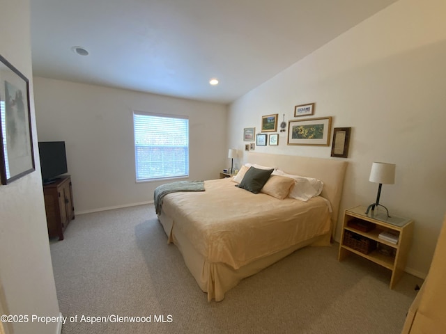 758 Pine Ct, New Castle, CO 81647 - carpeted bedroom featuring baseboards and recessed lighting
