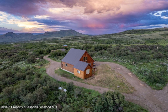 1349 Eagle Loop, Craig, CO 81625 - aerial view of property and surrounding area with a mountainous background