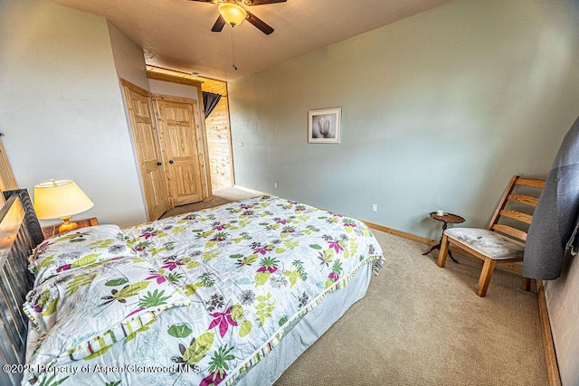 1349 Eagle Loop, Craig, CO 81625 - carpeted bedroom with a ceiling fan