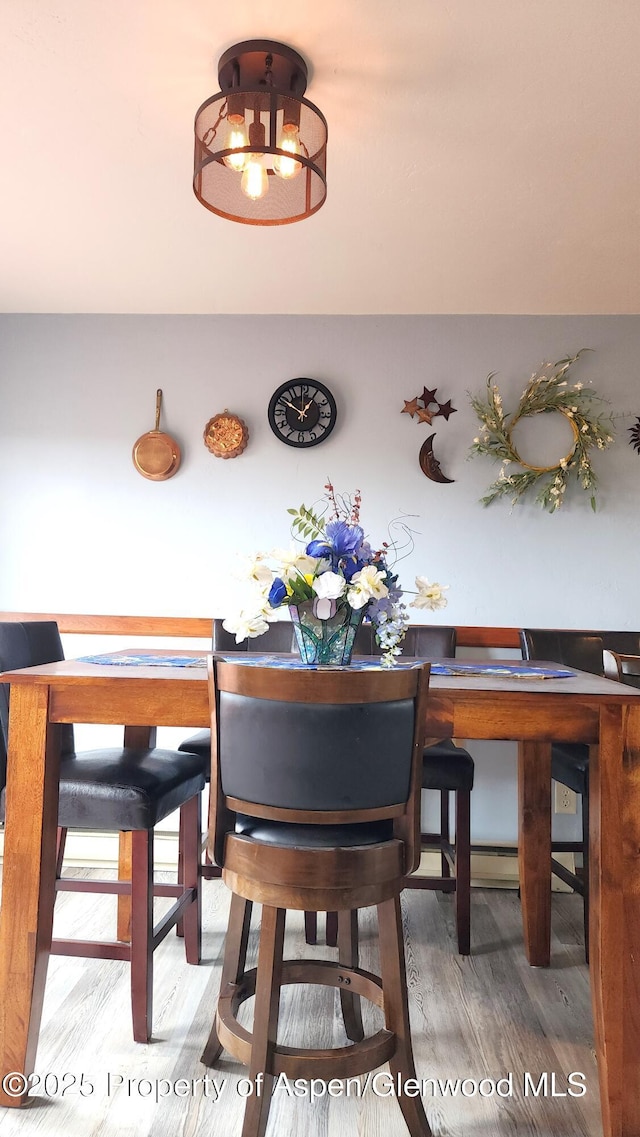 3294 County Road 103, Craig, CO 81625 - dining space featuring wood finished floors