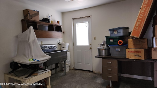 3294 County Road 103, Craig, CO 81625 - interior space featuring a sink and concrete flooring
