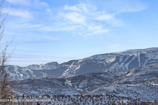 view of mountain feature