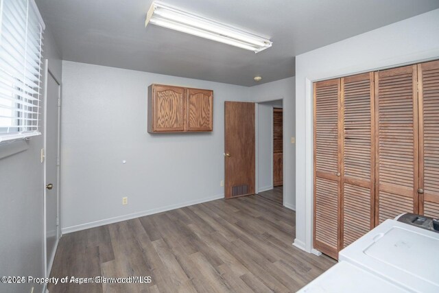 750 Breeze St, Craig, CO 81625 - unfurnished bedroom featuring a closet and wood finished floors
