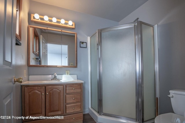 750 Breeze St, Craig, CO 81625 - bathroom featuring vanity and a shower stall