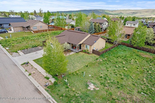 352 Lake View Rd, Hayden, CO 81639 - aerial perspective of suburban area with a mountain backdrop