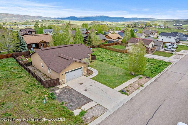 352 Lake View Rd, Hayden, CO 81639 - aerial view of residential area with a mountainous background