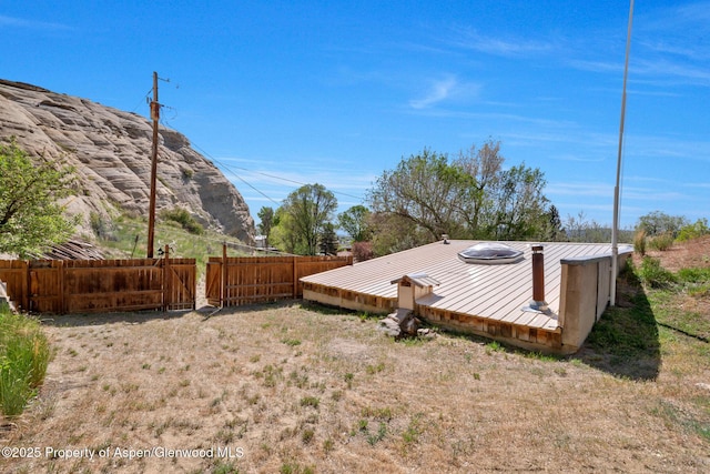 565 Sandrock Dr, Craig, CO 81625 - view of yard with a wooden deck