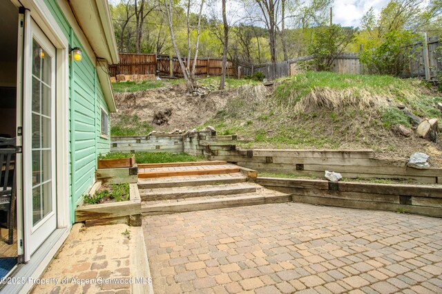 824 Lincoln Ave, Glenwood Springs, CO 81601 - view of patio / terrace with a fenced backyard