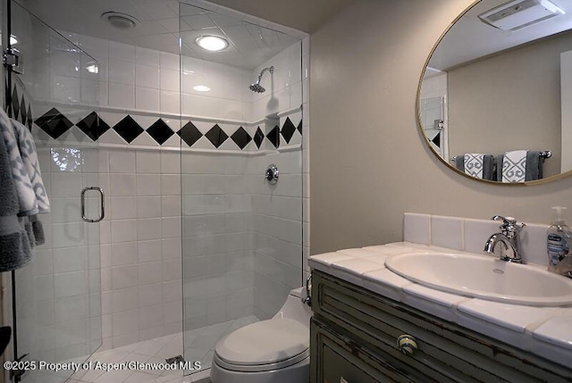 800 E Hopkins Ave Unit A-1, Aspen, CO 81611 - bathroom featuring a stall shower and vanity