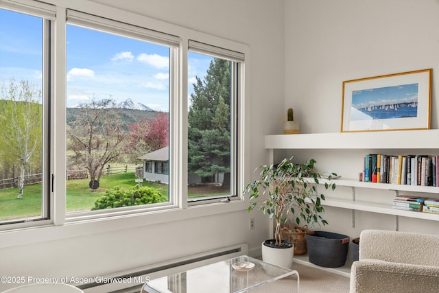 view of sitting room