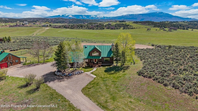 3 Red Wing Ln, Carbondale, CO 81623 - birds eye view of property with a rural view and a mountain view